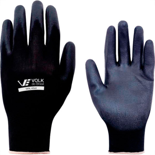 Volk Luva Malha Multitato Pto 07=P - Kit C/12 Pr