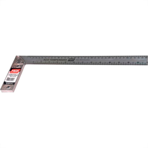 Max Esquadro Cabo Aluminio 25Cm Max Esquadro Cabo Aluminio 25Cm