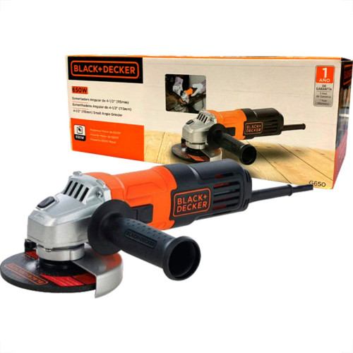 Black Esmer.B&D Ang 4,1/2 G650Br 127V Black Esmer.B&D Ang 4,1/2 G650Br 127V