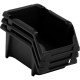 Presto Gaveteiro Empilhaveis Preto 05 - Kit C/6 Pc Presto Gaveteiro Empilhaveis Preto 05 - Kit C/6 Pc
