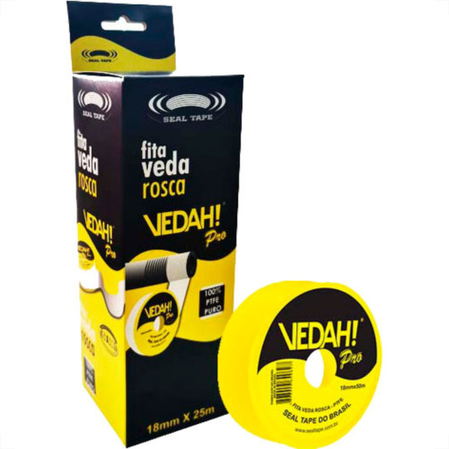 Poly Fita Veda Rosca Vedah Pro 18Mmx25M C/10 Poly Fita Veda Rosca Vedah Pro 18Mmx25M C/10