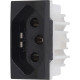 Alumbra Fora De Linha Modulo In.Pro Black T.2P+T 20A-510 Alumbra Fora De Linha Modulo In.Pro Black T.2P+T 20A-510