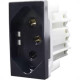 Alumbra Fora De Linha Modulo In.Pro Black T.2P+T 10A-509 Alumbra Fora De Linha Modulo In.Pro Black T.2P+T 10A-509