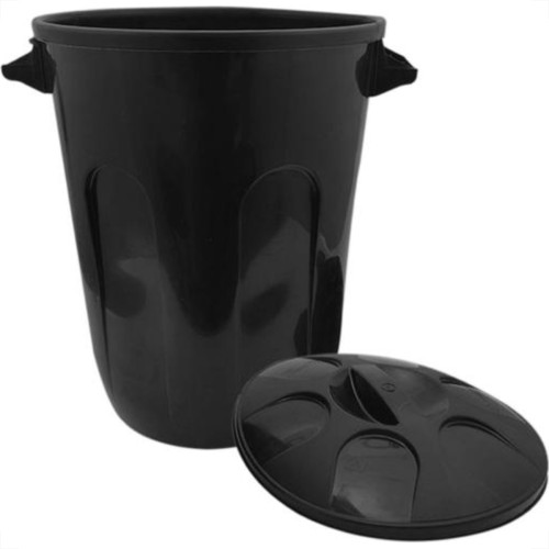 Jaguar Cesto Fechado C/Tpa Preta 60Lt-3079