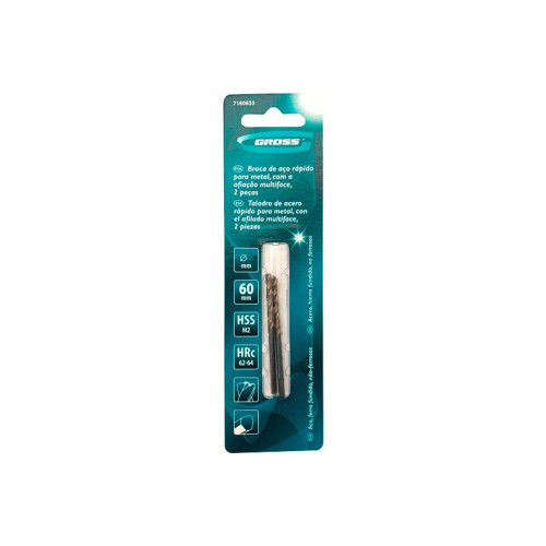 Mundo Das Ferramentas Broca Aco Rapido Gross 3,5Mm - Kit C/2 Pc Mundo Das Ferramentas Broca Aco Rapido Gross 3,5Mm - Kit C/2 Pc
