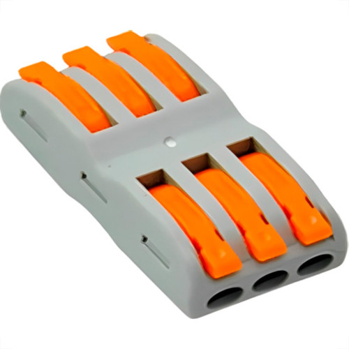 Jng Conector Derivacao 3P 4Mm-16028 - Kit C/5 Un Jng Conector Derivacao 3P 4Mm-16028 - Kit C/5 Un