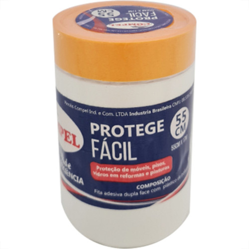 Compel Fora De Linha Plastico P/Pint.Prot.Facil 0,5X17Mt Compel Fora De Linha Plastico P/Pint.Prot.Facil 0,5X17Mt