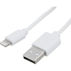 Dual Cabo Usb X Iphone Branco  2Mt