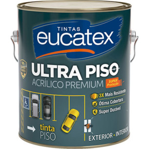 Eucatex Tinta  Piso 3,6Lt Verm.Seguranca