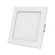 Black Lum.Led B&D Emb Qdr 12W 6500K Black Lum.Led B&D Emb Qdr 12W 6500K