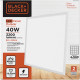 Black Lum.Led B&D Emb 62X 62Cm 40W 6500K Black Lum.Led B&D Emb 62X 62Cm 40W 6500K