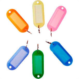 Western Chaveiro Identif 6Pcs K-6