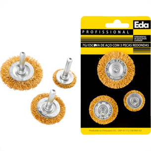 Eda Jg Escova Aco .Circ.C/3Pc-7Gj