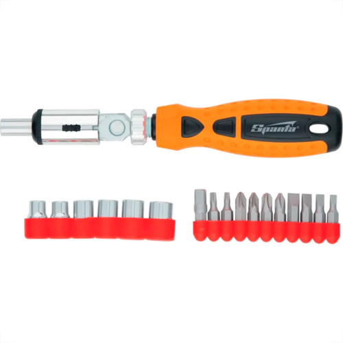 Mundo Das Ferramentas Jg Bits Sparta C/Catraca C/18Pcs Mundo Das Ferramentas Jg Bits Sparta C/Catraca C/18Pcs