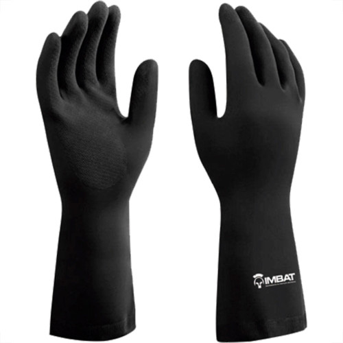 Imbat Luva Latex Forrada Preta 08 - Kit C/12 Pr Imbat Luva Latex Forrada Preta 08 - Kit C/12 Pr