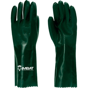 Imbat Luva Pvc C/Forro Verde 36Cm