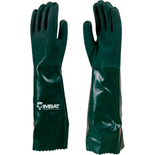 Imbat Luva Pvc C/Forro Verde 46Cm
