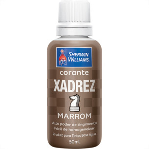 Globo Corante Xadrez Marrom    50 Ml - Kit C/12 Pc