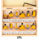 Eda Fresa P/Tupia C/12 Pcs 6Mm-9Zp Eda Fresa P/Tupia C/12 Pcs 6Mm-9Zp