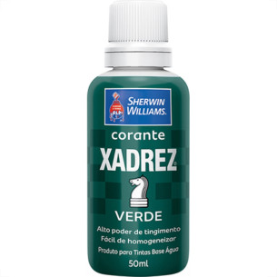 Globo Corante Xadrez Verde 50 Ml - Kit C/12 Pc