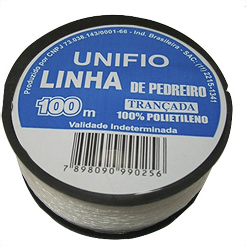 Unifio Linha P/Ped.Lisa C/100Mt - Kit C/12 Pc