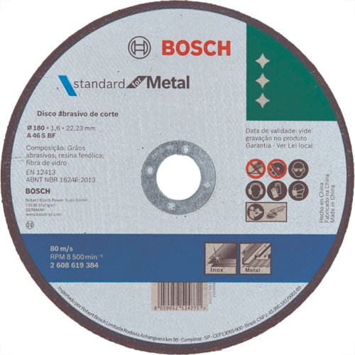 Bosch Disco Inox 7 X 1,6 X7/8 Bosch Disco Inox 7 X 1,6 X7/8