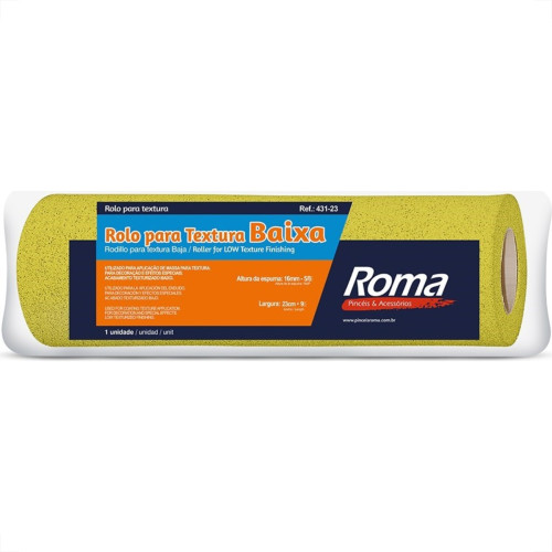 Pinceis Rolo P/Text Roma Alta 23Cm-432 Pinceis Rolo P/Text Roma Alta 23Cm-432