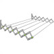 Secalux Varal Sanfonado Aluminio 1,00Mt Secalux Varal Sanfonado Aluminio 1,00Mt