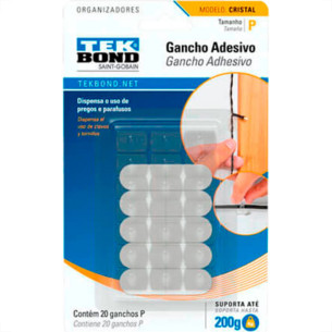 Tek Gancho Cristal Transpar P C/20