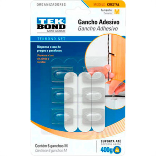Tek Gancho Cristal Transpar,M C/06