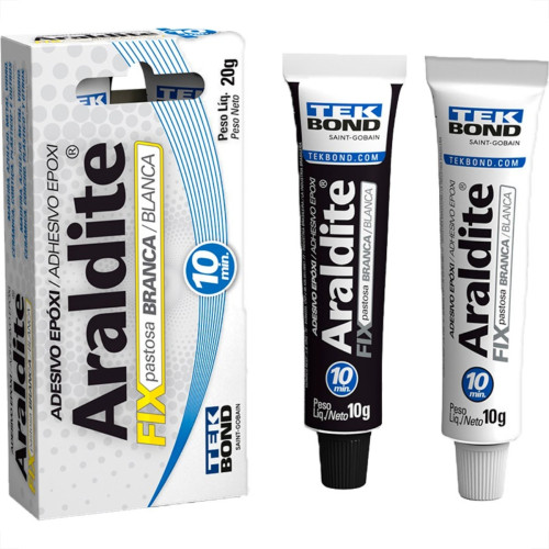 Tek Bond Araldite Fix Branca 20Gr Tek Bond Araldite Fix Branca 20Gr