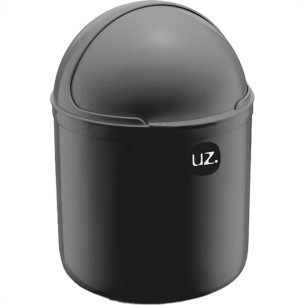 Uz Lixeira P/Pia 4Lt Preto 350-Pr