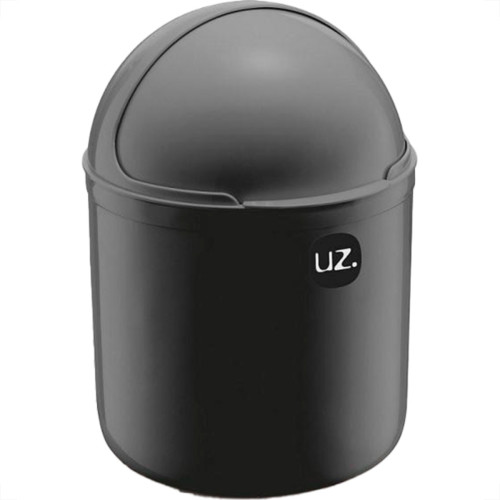 Uz Lixeira P/Pia 4Lt Preto 350-Pr