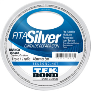 Tek Fita Adesiva Silver 48Mmx 5M-Brca