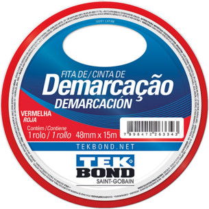 Tek Fita Demarcao Solo 48Mmx15M-Verm