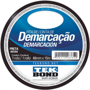 Tek Fita Demarcao Solo 48Mmx15M-Preta