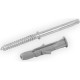 Zamar Suporte Prat.Invisiv.17Cm Zinc/Buch - Kit C/6 Un