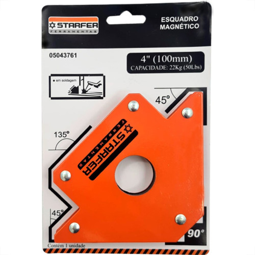 Starfer Esquadro Magn.P/Canto 4'' 22Kg Starfer Esquadro Magn.P/Canto 4'' 22Kg