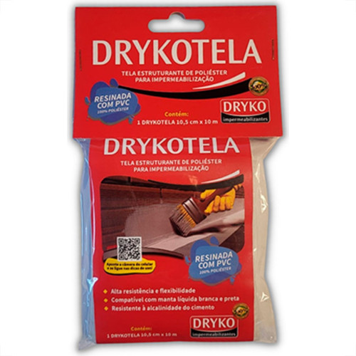 Dryko Tela Resinada 10Cm X 10Mt