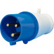 Jng Plug Sob 2P+T 16A Azul M013 6H