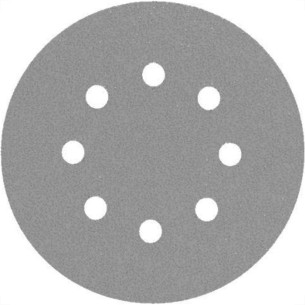Disflex Disco Lixa Pluma Branco 5X600 8Furo - Kit C/10 Pc
