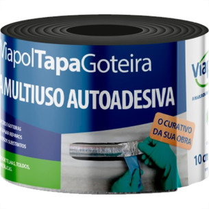 Viapol Fita Adesiva Tapa Goteira 10Cmx10Mt