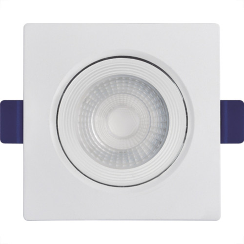 Black Spot Led 3W B&D Quadrado 6500K Black Spot Led 3W B&D Quadrado 6500K