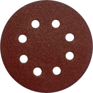 Disflex Disco Lixa Pluma Ferro 5 X100 8Furo - Kit C/10 Pc