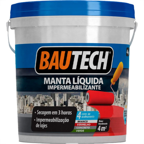 Bautech Manta Liquida Branco 04Kg (30009983) Bautech Manta Liquida Branco 04Kg (30009983)