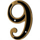 Numero Residencial Colonial Pvc Emave No.9 - Kit C/10 Pecas Numero Residencial Colonial Pvc Emave No.9 - Kit C/10 Pecas