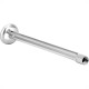 Braco Para Chuveiro Aluminio Brilhante Garden 30Cm