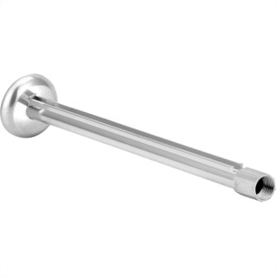 Braco Para Chuveiro Aluminio Brilhante Garden 40Cm