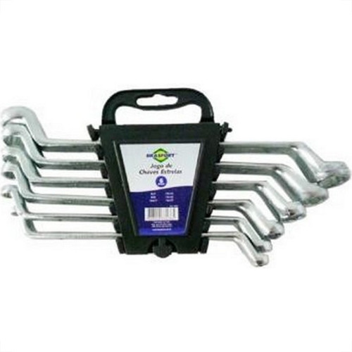 Chave Estrela Jogo Brasfort 6 A 17Mm Com 6 Pecas - 6041 Chave Estrela Jogo Brasfort 6 A 17Mm Com 6 Pecas - 6041