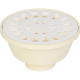 Ralo Sifonado Krona Redondo Branco 10Cm Ralo Sifonado Krona Redondo Branco 10Cm